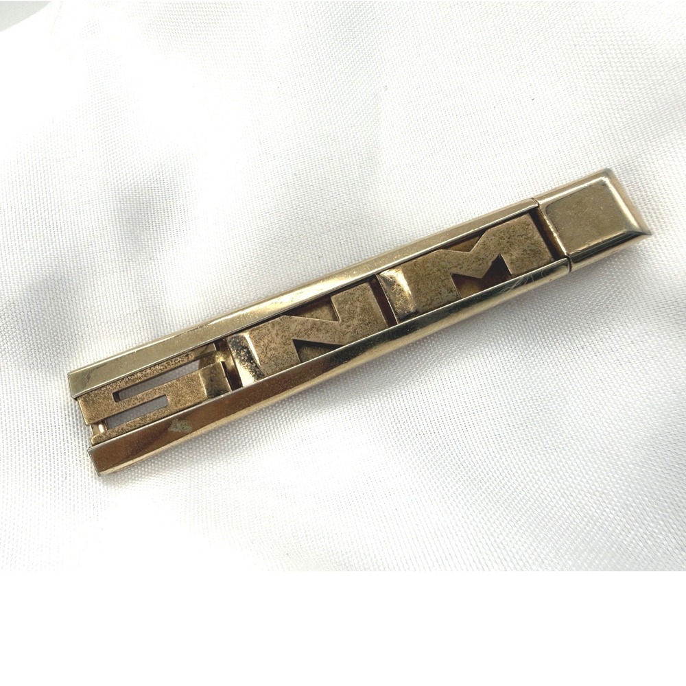 Swank Vintage SNM Tie Clip Retro Mens BDSM Noir Gentleman Dapper Accessory Gift